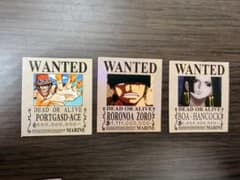 ONE PIECE 手配書 マグネット 3種セットのサムネイル