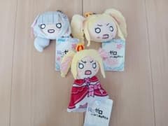 Re:ゼロから始める異世界生活 きゃらまる ぬいぐるみマスコット 3種セットのサムネイル