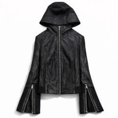 archive leather hoodie jacket 00s v系 lgbのサムネイル