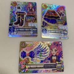 【美品】アイカツ ミュージカルスコーピオンコーデ 3枚セット【中古】のサムネイル