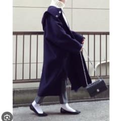 ルシェルブルー Hooded Over Coat フード オーバーコート 36のサムネイル