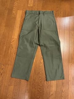ガンホー ファティーグパンツ オリーブ W34 ワンウォッシュ 裾上げ済み