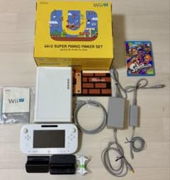 WiiU 슈퍼 마리오 메이커 세트 + 스플라툰
