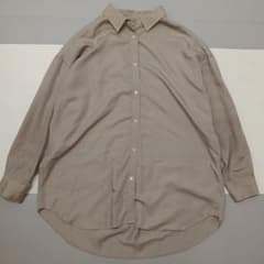 【オーバーサイズ】美品✨️IÉNA ベージュ 長袖シャツ ベージュ　Мサイズ
