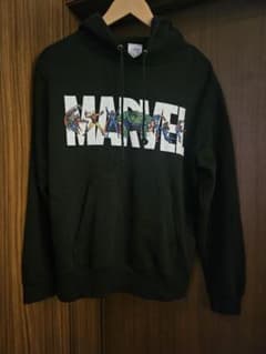 EXAMPLE 버니즈 뉴욕 콜라보 파커 M 블랙 MARVEL