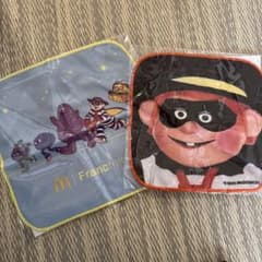 マクドナルド キャラクタータオル 2枚セット - メルカリ