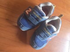 New Balance キッズスニーカー ブルーのサムネイル