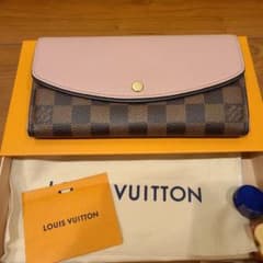 LOUISVUITTON　ルイヴィトン長財布　ダミエ　ピンクのサムネイル