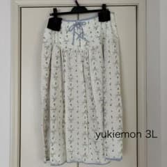 新品】yukiemon ロングスカート 3Lサイズ - メルカリ