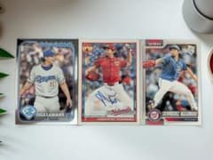 小笠原慎之介 Topps 3枚セット 直筆サイン入り含む - メルカリ