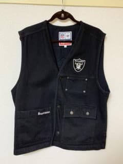 supreme × NFL raiders × 47 Denim Vestのサムネイル