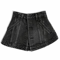 鶴*-様 alexander wang デニム スカート パンツ 黒 鶴*-様 alexander wang デニム スカート パンツ 黒 - メルカリ