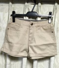 ベージュ ショートパンツ160ガールズのサムネイル