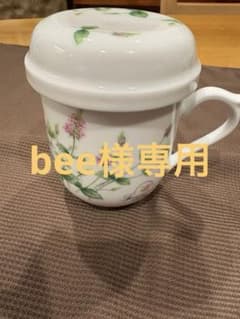 ハーブの花柄 茶こし付きマグカップのサムネイル