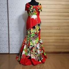 打掛リメイクロングドレスのサムネイル