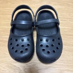 crocs クロックス サンダル ブラック 6サイズ　メリージェーン　廃盤のサムネイル