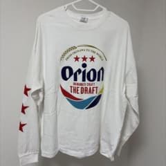 Orion オリオンビール 長袖Tシャツ ホワイト Sのサムネイル