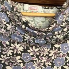 5分袖  花柄  カットソーのサムネイル