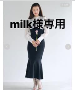 スクエアカラードッキングニットワンピースのサムネイル