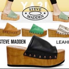 【Steve Madden  】厚底　サンダル　レディース　本革のサムネイル