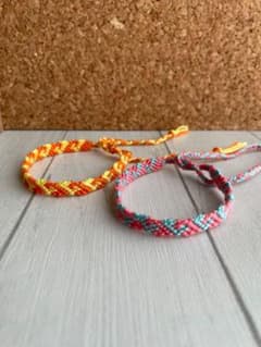 ハンドメイド ミサンガ 2本セットのサムネイル