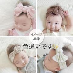 【新品未使用】ベビー　ヘアバンド　3色セットのサムネイル