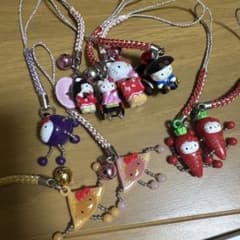 ご当地キティ ハローキティ 京都 ストラップ 根付け - メルカリ