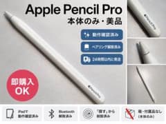 Apple Pencil Pro 純正 美品 動作確認済み 本体のみ 探す解除済 - メルカリ