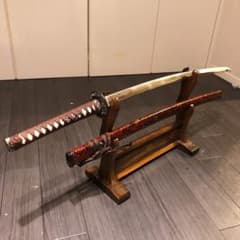 本格模造刀 居合刀 優乱刃紋 朱拵え 合金 - メルカリ