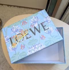 美品♡LOEWE ロエベ ショッパー 空き箱 ギフトボックス レア柄 花柄