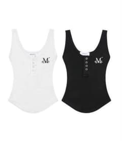 MUCENT タンクトップ 2色セット 白 黒のサムネイル