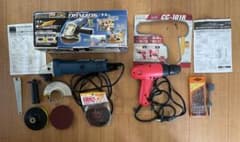 【中古】100mm変速ディスクグラインダー、AC100Vドリル&ドライバーのサムネイル