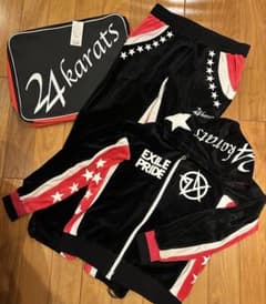 保科ハルカ様専用　24karats ジャージセットアップ（150）　付属バッグ付のサムネイル
