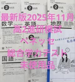 最新版2025年11月ベネッセ全国学力テスト 高2 未使用品 進研模試