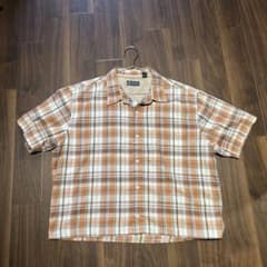 00s Arrow 短丈　ボックスカット　半袖　チェックシャツ　cityboyのサムネイル