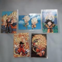 ドラゴンボール ラミネート カード ラミカ ラミカード 5枚セットのサムネイル