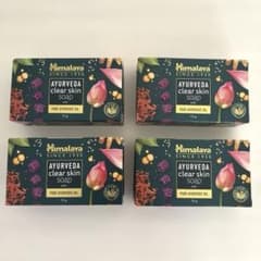 Himalaya Clear Skin Soap 75g x 4-pack - Immediate Shipping - Perfect as a Souvenir from Overseas