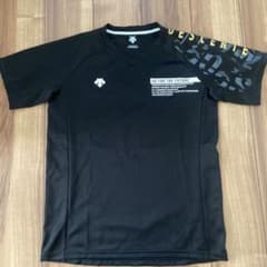 DESCENTE プラクティスシャツ ブラック Lのサムネイル