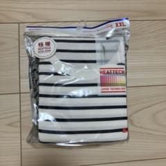 新品 UNIQLO 極暖 ヒートテック クルーネックT 九分袖 XXLのサムネイル