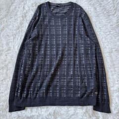 HUGO BOSS カシミア混 総柄ニット セーター XXL◇6411 - メルカリ