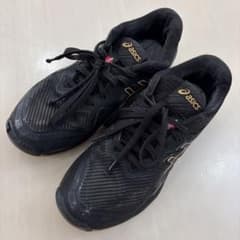 asics バレーボールシューズ Japan 黒 25.5センチ - メルカリ