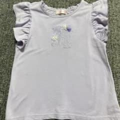 mezzo piano ラベンダー フリル 半袖Tシャツ 130cmのサムネイル