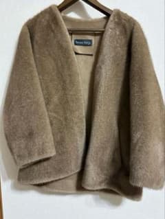 美品】セブンフェアリー ファーコート ブラウン - メルカリ