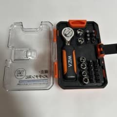 WIZ'A ミニラチェットハンドルセット 23PC WZKS-23Rのサムネイル