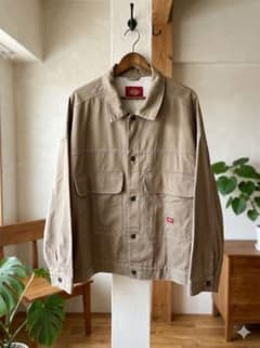 Dickies デニムジャケット ベージュ M【更新】おまけ（時計）付けます！のサムネイル