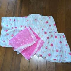 桜柄 浴衣ドレス 120cmのサムネイル