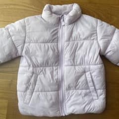 キッズ 中綿コート ライトパープル 110cmのサムネイル
