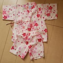 ミキハウス 甚平 女の子  100のサムネイル