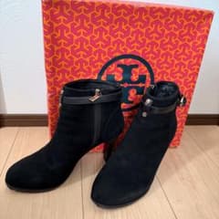 トリーバーチ　ブラックスエード　ブーツのサムネイル
