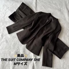 ✨️美品 スーツカンパニーシー セットアップ スーツ ノーカラー M